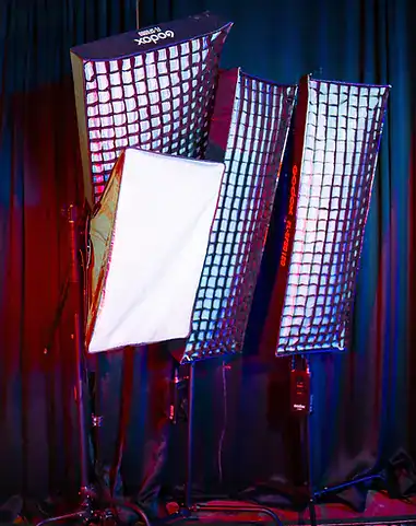 Portable LED Photography Lighting Kit for Studio and Portrait Photography.