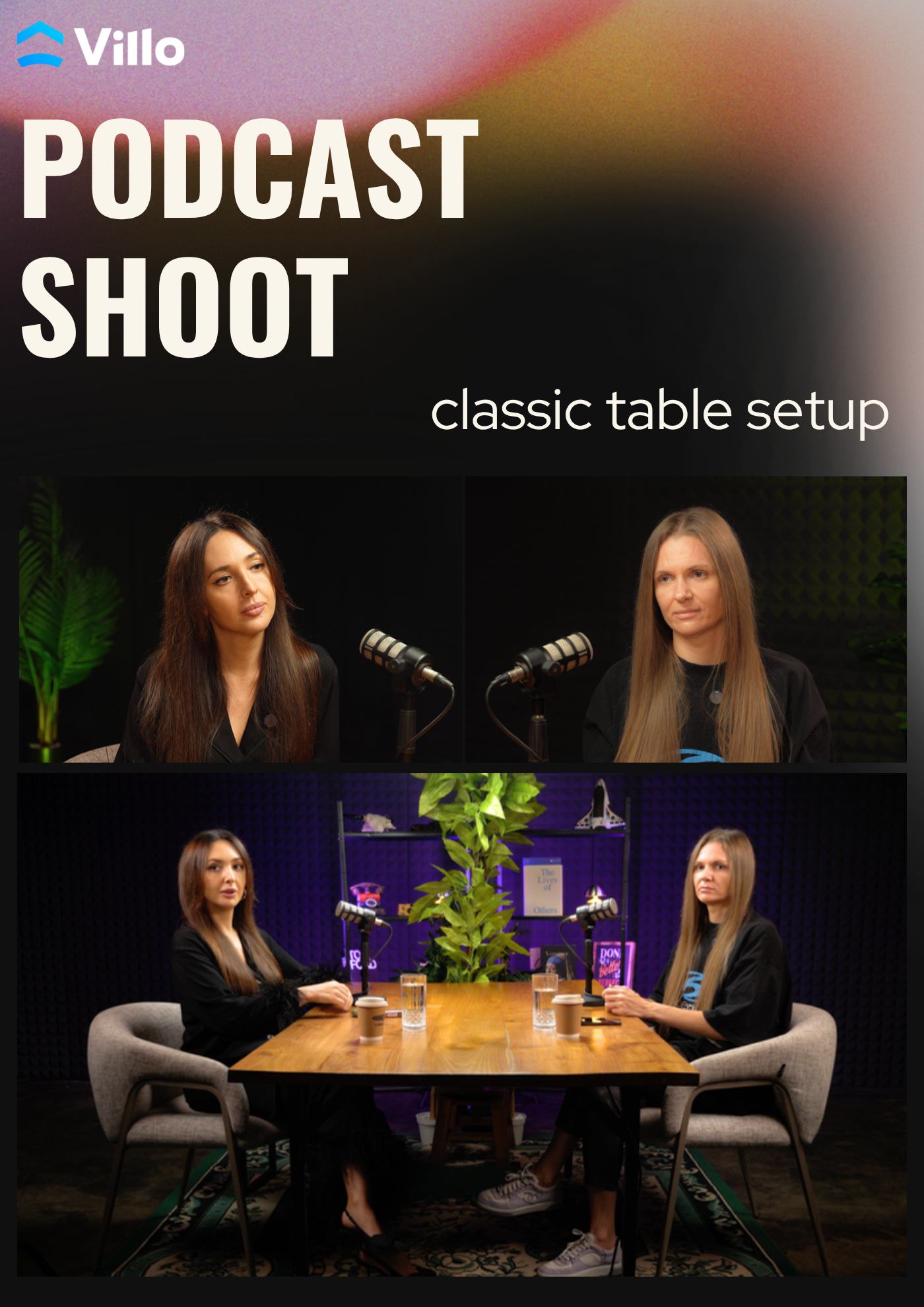 Podcast Classic Table Setup