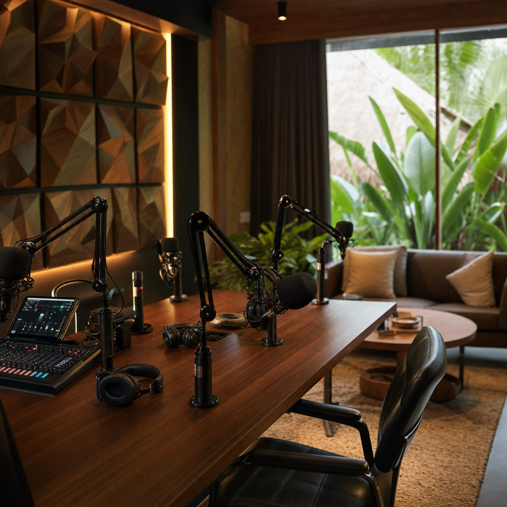 Best Podcast Studios in Bali (2026): Prices, Locations, Equipment — Villo Studio